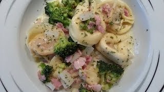 Thermomix TM 31 Zartes Gemüse an Schinkenfrischkäsesoße und frischen gefüllten Tortelloni [upl. by Odette]