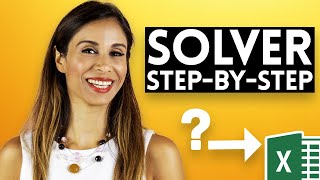 Excel Solver  Example and StepByStep Explanation [upl. by Adabelle]