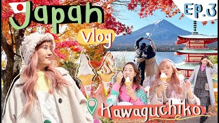 🇯🇵JAPAN EP3 เที่ยวเมืองคาวากูจิโก 1 คืน 2วัน นอนโรงแรมเรียวกังวิวภูเขาไฟฟูจิ สวยตาแตกNAME FRAME [upl. by Alekin]