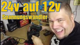 24V auf 12V Wechselrichter getestet  Ihr braucht keine 12v Anlage [upl. by Anders]