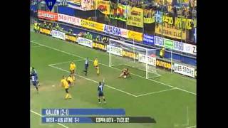 Stagione 20012002  Inter vs AEK Athens 31 [upl. by Onailil]