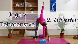 JOGA v Tehotenstve  Gravid Joga  2 Trimester [upl. by Oicul]