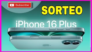 ¡SORTEAZO de un IPHONE 16 📱 [upl. by Boleslaw]