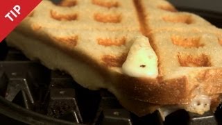 Unexpected Uses for Your Waffle Maker  CHOW Tip [upl. by Woodhead]