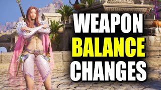 Upcoming Weapon Balance Changes amp Easier Boss Items  Throne and Liberty [upl. by Athenian]