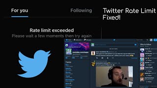 How to fix Rate Limit Exceeded error on Twitter Working PC and Mobile [upl. by Val]