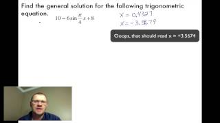 54 Equations amp Graphs of Trig Functions PreCalc 30 [upl. by Linkoski544]