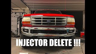 OBS 73 POWERSTROKE INJECTOR REMOVAL [upl. by Maclay]