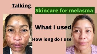 Talking my Skincare for Melasma and Darkspot with Eucerin and how long do I use [upl. by Nosde555]