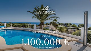 VILLA ESPLENDOR  LUXURY FRONTLINE VILLA WITH PANORAMIC SEA VIEWS IN JAVEA XABIA ALICANTE SPAIN [upl. by Fougere]