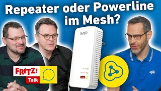 Repeater Powerline oder beides – Neu FRITZPowerline 1240 AX WLAN Set  FRITZ Talk [upl. by Francine]