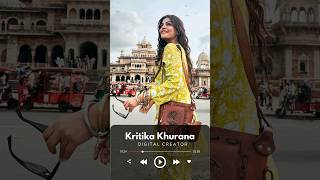 Kritika Khurana Beauty Lifestyle and Womens Fashion Influencer  Edited by InfluGlue Team [upl. by Ettenoj215]