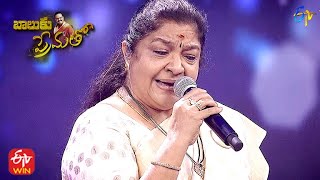 Venuvai Vachanu Song  Chitra Performance  Balu Ku Prematho Special Event  26th September 2021 [upl. by Oiramd91]