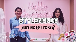 🇰🇷STYLENANDA Seoul Korea Pink Hotel Tour ♡ VICKY ROMA [upl. by Leanor]