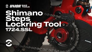 Shimano Steps lockring tool 1724SSL  Product Overview  Unior Bike Tools [upl. by Loeb]