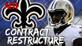 Saints Restructure Juwan Johnson Deal  Another Bad Contract Move For New Orleans [upl. by Reyotal]