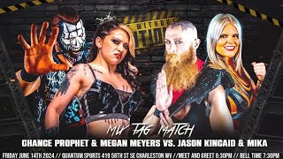 Chance Prophet amp Megan Meyers vs Jason Kincaid amp Mika Life Without Caution [upl. by Iz]