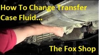 TRANSFER CASE FLUID CHANGE  Ford F150 1994 [upl. by New]