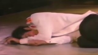 Rare Footage Michael Jackson Collapses Live on Stage due to Exhaustion [upl. by Dolly536]