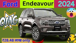 Finally…🥳 FORD ENDEAVOUR 2024 is here 🔥 Full Review  Interior Exterior Price Only 28 lakhs [upl. by Oznarol798]