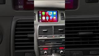 Audi Q7 Apple Carplay  Android Auto module box integration for original screen [upl. by Eiznekam2]