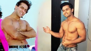 Shoaib Ibrahim DANCES SHIRTLESS On Salman Khans Birthday [upl. by Alodi]