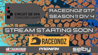 RaceOnOz GT7 Season 11 Div 4 Round 1 Spa 24h Layout  17 Laps [upl. by Chapa]