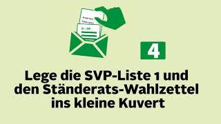 Wahlanleitung SVP Kanton Zürich für die NRSRWahlen 2023 [upl. by Akeimahs]