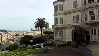 4K The Crookedest Street in The World  Lombard Street  San Francisco  Walking Tour [upl. by Brant]