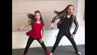 Maddie amp Mackenzie Ziegler Hit That NaeNae [upl. by Adlei]