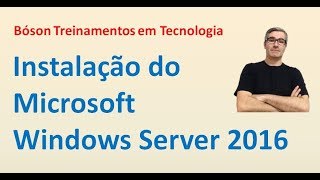 Instalação e Configuração inicial do Windows Server 2016 [upl. by Eiuol]