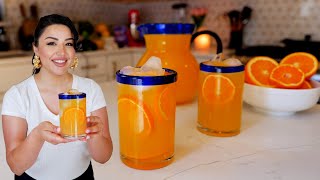 The BEST Easy Mexican ORANGE Drink Recipe AGUA FRESCA de Naranja Dulce [upl. by Oibesue630]