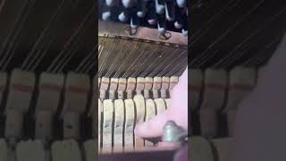 Why Doesnt the Upright Piano Hammer H Strike the Strings How to Fix It yourself diy piano [upl. by Nalac]