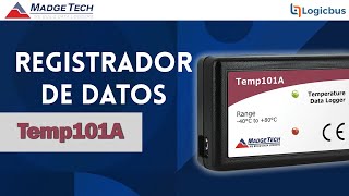 Registrador de temperatura Temp101A  MADGETECH [upl. by Aciraa]