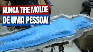 Molde de silicone bi partido para Resina QUASE DEU RUIM 😱 [upl. by Haraj]