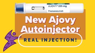 Ajovy Autoinjector  Stop Migraines  So Easy  Real Injection [upl. by Tegdirb]