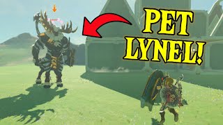 Link Adopts a LYNEL  Zelda Tears of the Kingdom [upl. by Asiled]