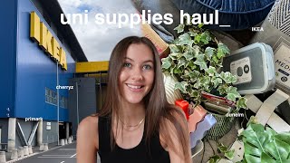 first year uni shopping amp haul 2022  IKEA dunelm amazon  more [upl. by Annawat955]