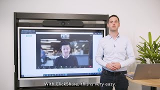 Demo automatic switching with the ClickShare Conference CX50 2nd generation [upl. by Ativet]