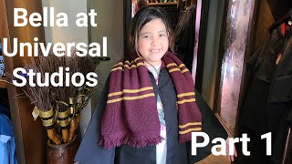 Bellas dance trip to California Adventure Park  First stop Universal Studios Part 1 [upl. by Hannej]