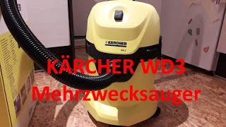 Kärcher WD3 Mehrzwecksauger [upl. by Acinnej]