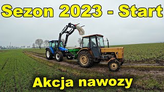 Rozpoczynamy nowy sezon 2023  Boguś sieje KornKali na rzepaki  Nawozy 2023 [upl. by Shirl]