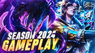 Rank 1 Kayn Plays NEW SEASON 2024  INSANE New Items 20 KILLS PENTAKILL Full Gameplay [upl. by Layney]