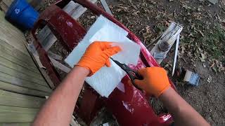 Fiberglass and resin repair kit demonstration [upl. by Caterina708]