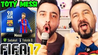 TOTY MESSI EFSANE MAÇ  FIFA 17 FUT DRAFT [upl. by Beard]