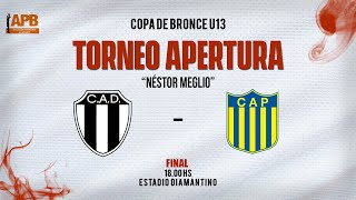 DIAMANTINO VS PARACAO B  TORNEO APERTURA  FINAL  COPA DE BRONCE U13 [upl. by Mauro]