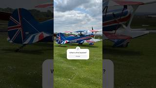 Can you identify this biplaneaviation planespotting avgeek subscribe biplane aerobatic [upl. by Ayikat60]