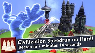 WR Spore Speedrun of Civilization Stage Hard in 714 [upl. by Willis]