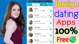 Best international Dating App  Meet Singles From other countries  Foreign Chat App [upl. by Lleneg]