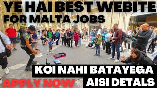 Best Website for Malta Jobs  Apply Now for Malta  Malta Work Visa [upl. by Combes383]